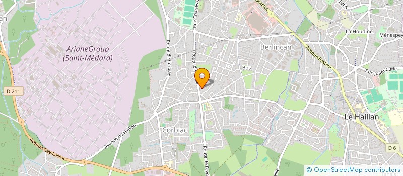 localisation de l'entreprise CSM LAFFOND  SAINT-MEDARD-EN-JALLES