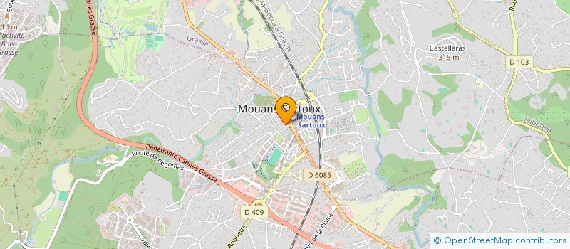 localisation de l'entreprise CSM RENOVATION à MOUANS-SARTOUX