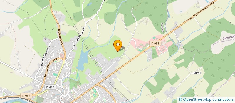 localisation de l'entreprise CSMA-INVESTISSEMENT  ORTHEZ