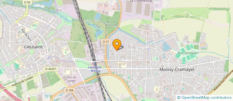localisation de l'entreprise CSMA NETWORKS à MOISSY-CRAMAYEL