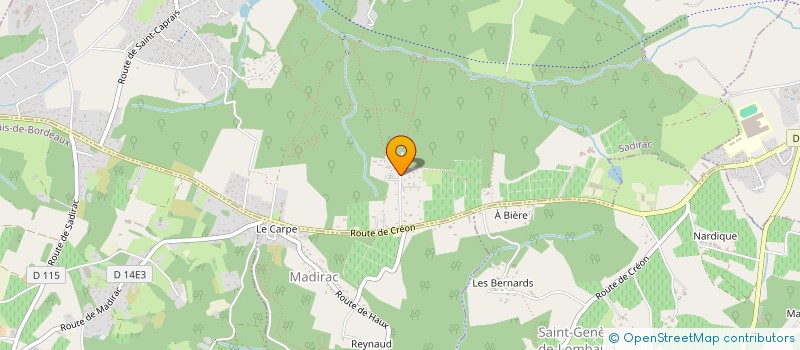 localisation de l'entreprise CSMBAT  SADIRAC