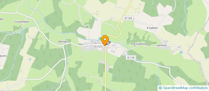 localisation de l'entreprise CSMG33  AILLAS