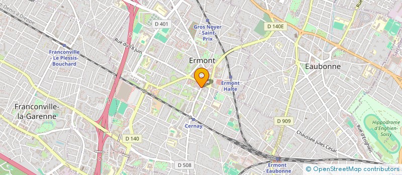 localisation de l'entreprise CSMO ERMONT à ERMONT