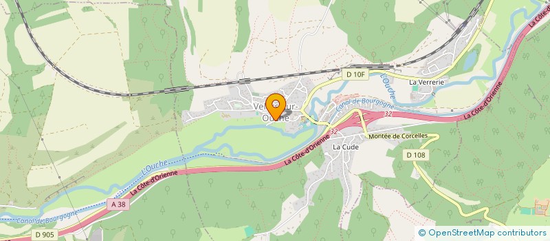 localisation de l'entreprise CSMTT (COMITE DE SOUTIEN MARIN TENNIS DE TABLE)  VELARS-SUR-OUCHE