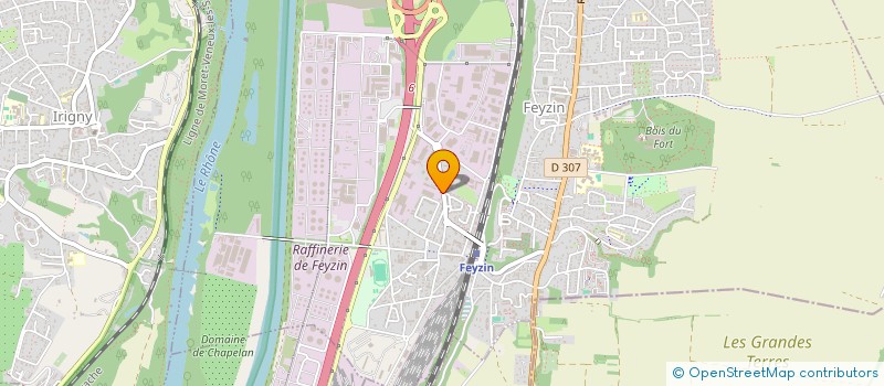 localisation de l'entreprise CSN AUTO CONTROLE  FEYZIN