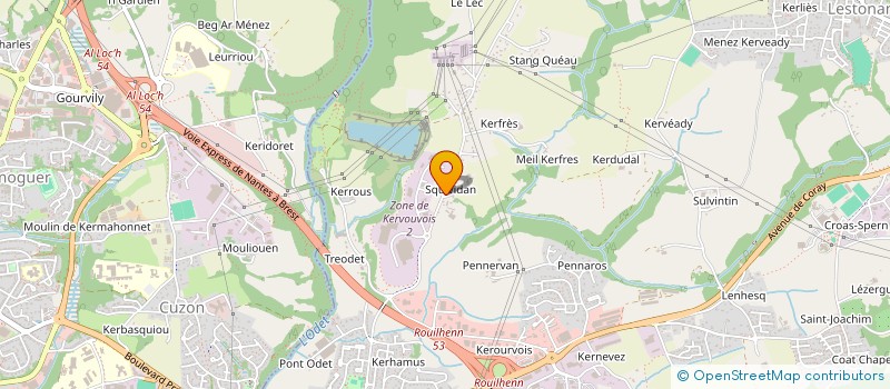 localisation de l'entreprise CSN DELAPORTE  ERGUE-GABERIC