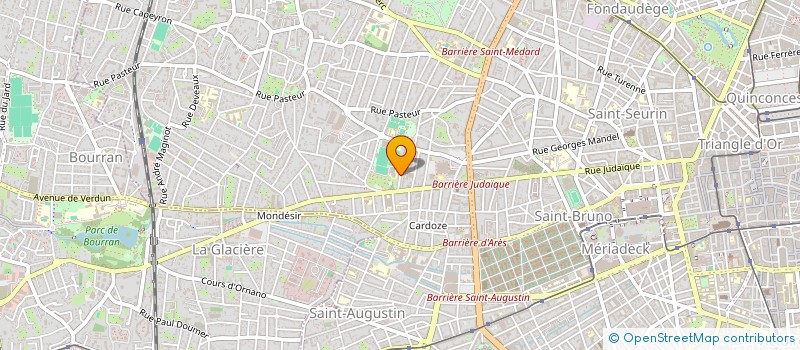 localisation de l'entreprise CSN IMMO  BORDEAUX