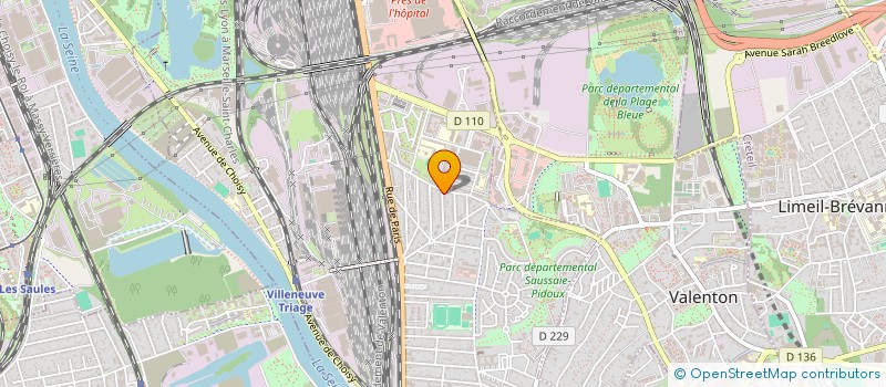 localisation de l'entreprise CSN TRANSPORT à VILLENEUVE-SAINT-GEORGES