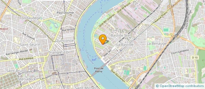 localisation de l'entreprise CSNG  BORDEAUX