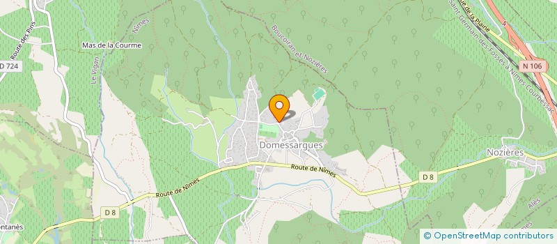 localisation de l'entreprise CSNJ  DOMESSARGUES