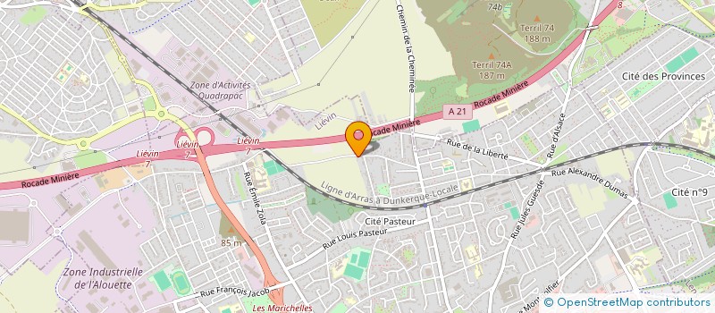 localisation de l'entreprise CSNK  LIEVIN