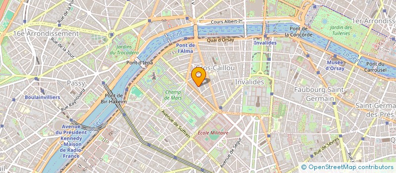 localisation de l'entreprise CSNS CHOCO à PARIS