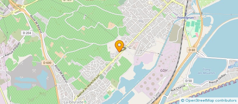 localisation de l'entreprise CSO à FRONTIGNAN