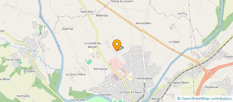 localisation de l'entreprise CSO  PONTIVY