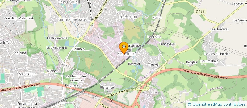 localisation de l'entreprise CSO CHAIMAILLARD  SAINT-AVE