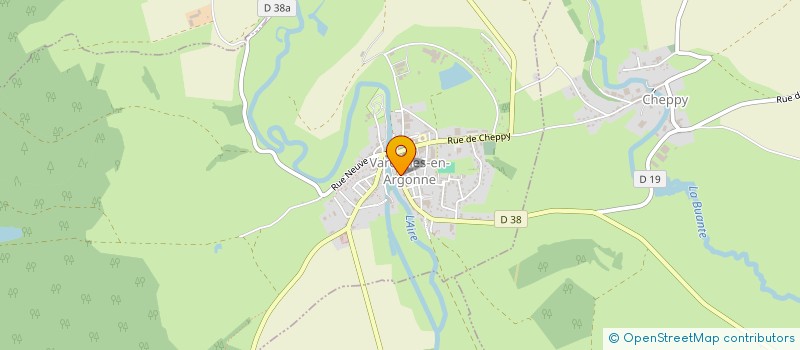 localisation de l'entreprise CSO - CONSEIL EN STRATEGIE OPERATIONNELLE à VARENNES-EN-ARGONNE