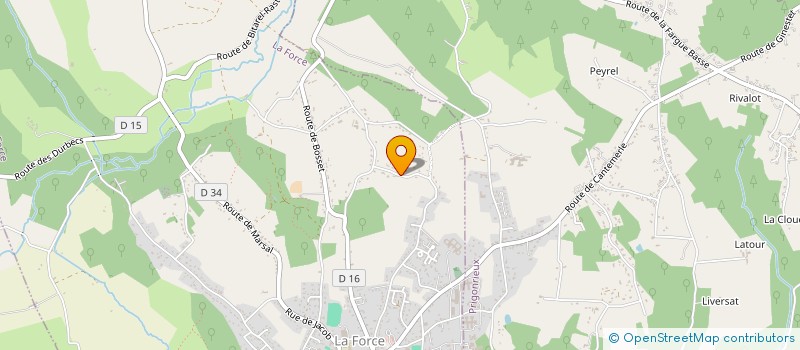 localisation de l'entreprise CSO DU GRAND VIGNOBLE  EYRAUD-CREMPSE-MAURENS