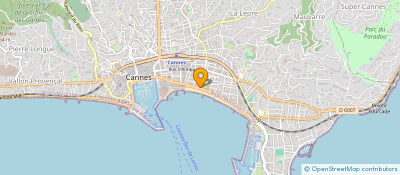 localisation de l'entreprise CSO YACHTS MANAGEMENT à CANNES