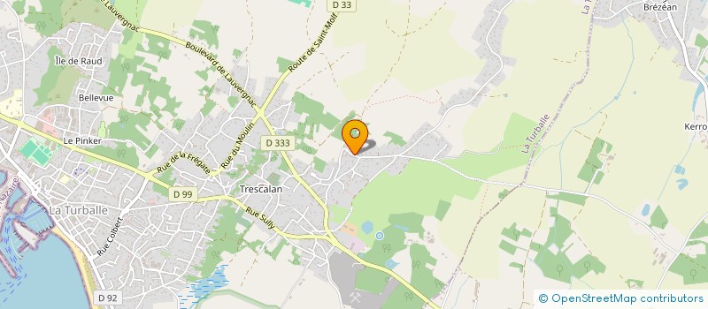 localisation de l'entreprise CSORLANE  LA TURBALLE