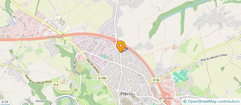 localisation de l'entreprise CSOV  PLERIN