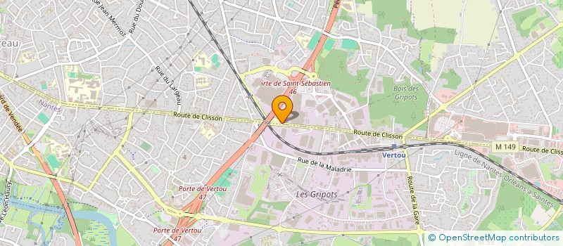 localisation de l'entreprise CSP 2 à VERTOU
