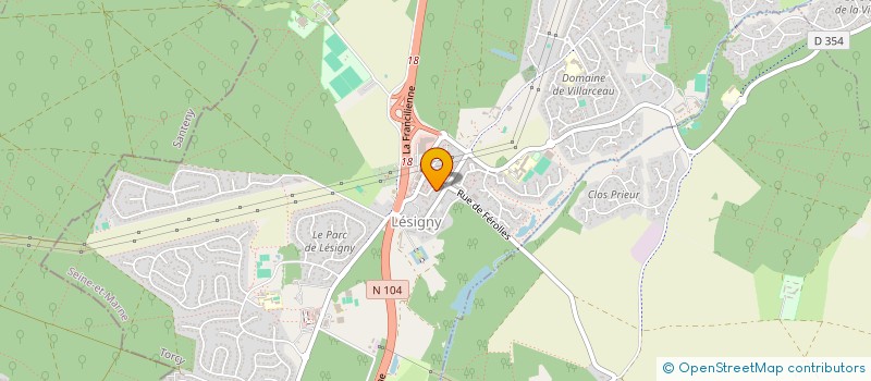 localisation de l'entreprise CSP  LESIGNY