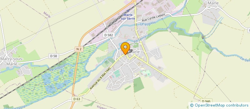 localisation de l'entreprise CSP à MARLE