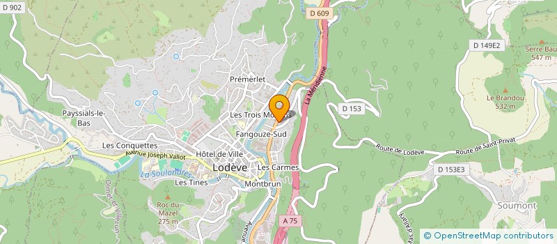 localisation de l'entreprise CSP  CABESTANY