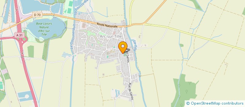 localisation de l'entreprise CSP  ARC-SUR-TILLE