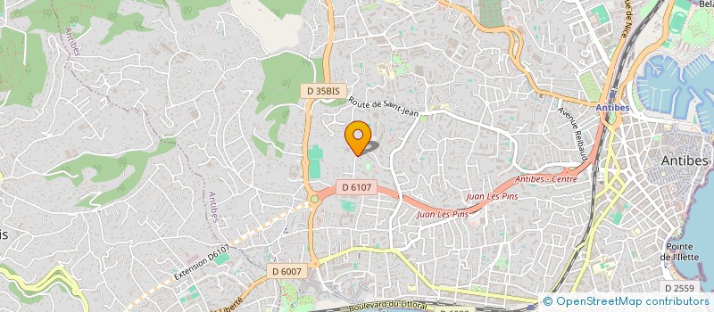 localisation de l'entreprise CSP à ANTIBES