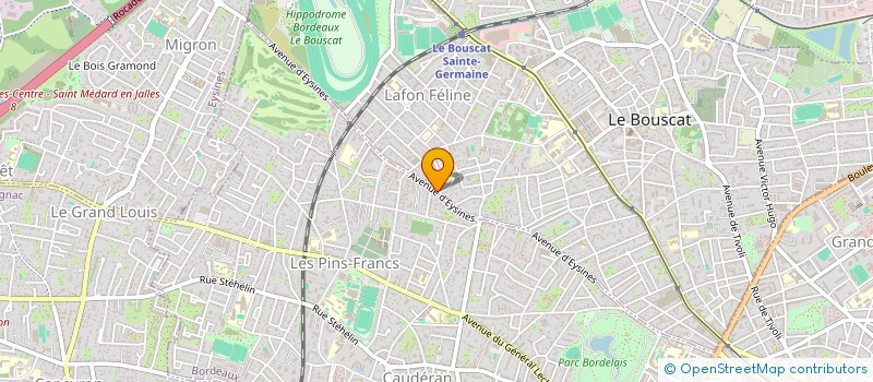 localisation de l'entreprise CSP+ à LE BOUSCAT