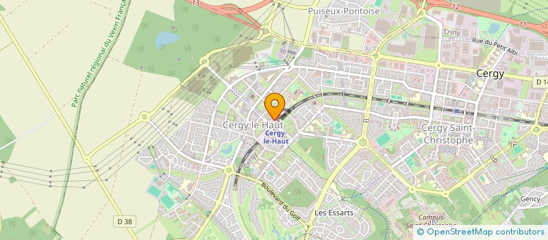 localisation de l'entreprise CSP à CERGY