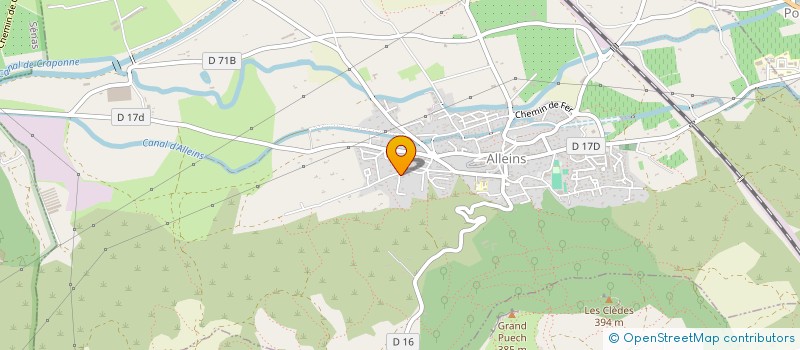 localisation de l'entreprise CSP - BUREAU DE CONTROLE à ALLEINS