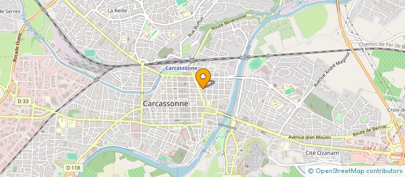 localisation de l'entreprise CSP CONSTRUCTIONS à CARCASSONNE
