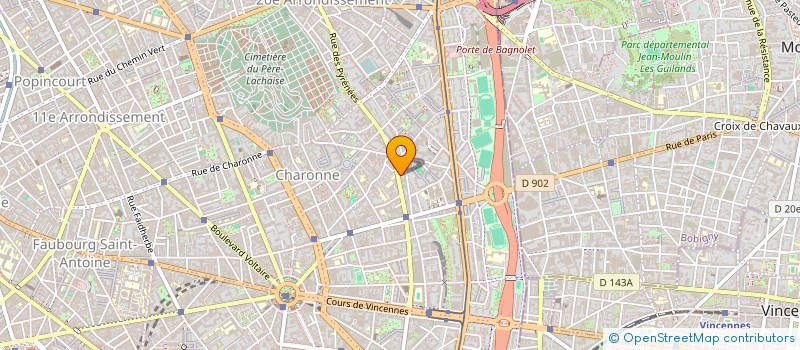 localisation de l'entreprise CSP FINANCE  PARIS