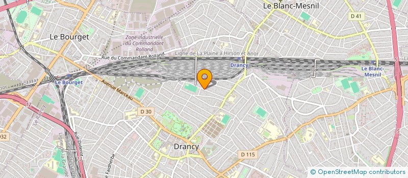 localisation de l'entreprise CSP FLLUIDES  DRANCY