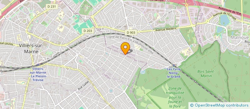 localisation de l'entreprise CSP HOLDING  NOISY-LE-GRAND