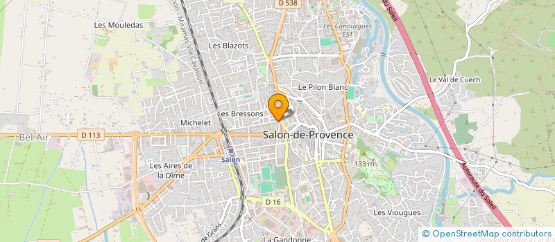 localisation de l'entreprise CSP INVESTISSEMENT  SALON-DE-PROVENCE