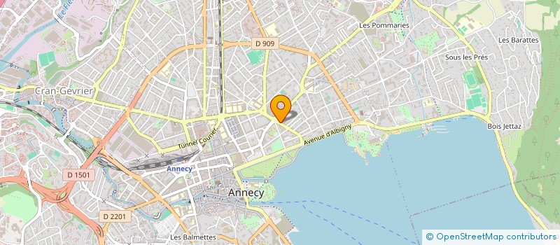 localisation de l'entreprise CSP MOREL à ANNECY