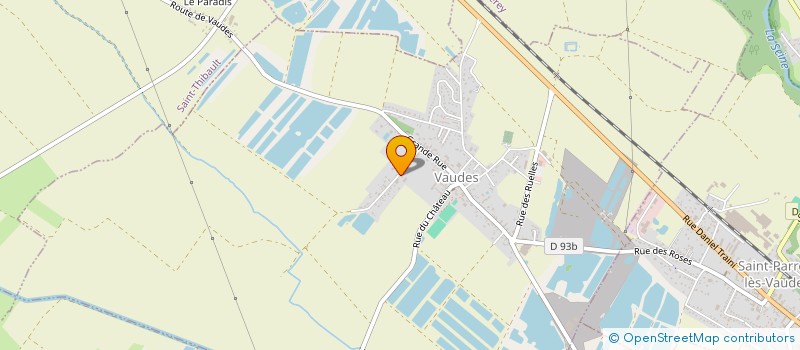 localisation de l'entreprise CSP PEDUZZI  VAUDES