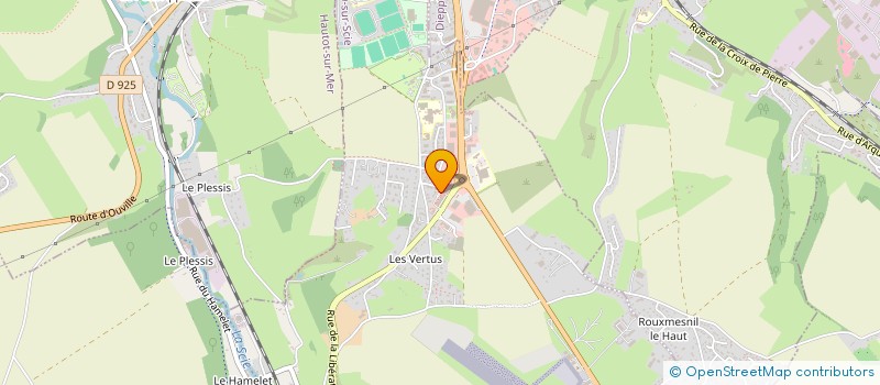 localisation de l'entreprise CSP-THEL  SAINT-AUBIN-SUR-SCIE