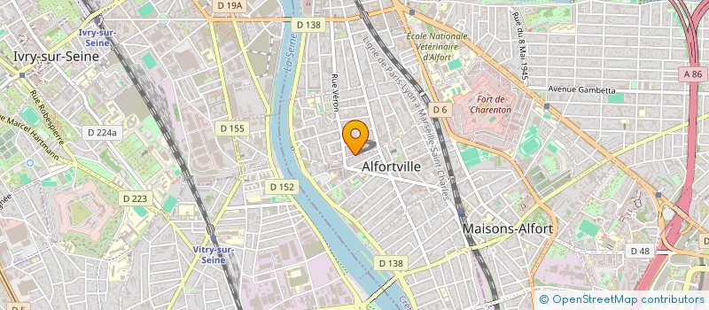 localisation de l'entreprise CSPE à ALFORTVILLE