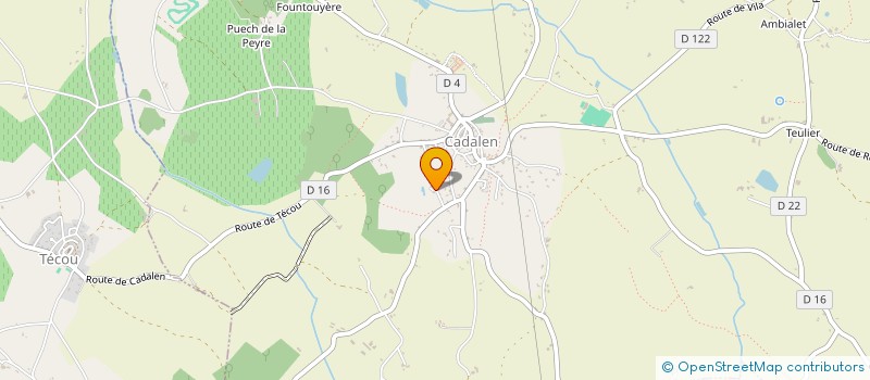 localisation de l'entreprise CSPI à CADALEN