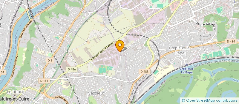 localisation de l'entreprise CSPJ CONCEPT  RILLIEUX-LA-PAPE