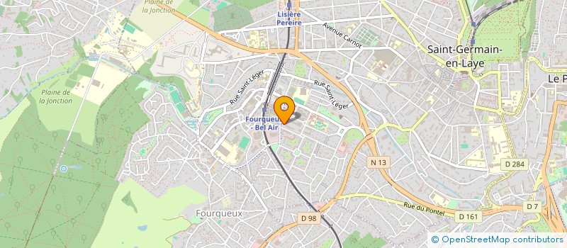 localisation de l'entreprise CSPS - CURIE SOLUTIONS DE PROTECTION ET DE SURVEILLANCE  SAINT-GERMAIN-EN-LAYE