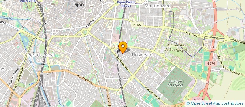 localisation de l'entreprise CSPS PREVENTION à DIJON