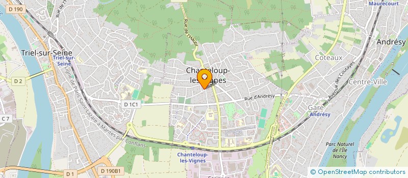 localisation de l'entreprise CSQUARE à CHANTELOUP-LES-VIGNES