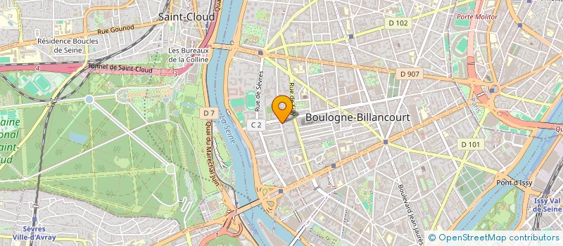 localisation de l'entreprise CSR à BOULOGNE-BILLANCOURT