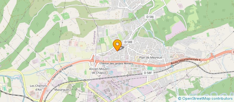 localisation de l'entreprise CSR  MEYREUIL