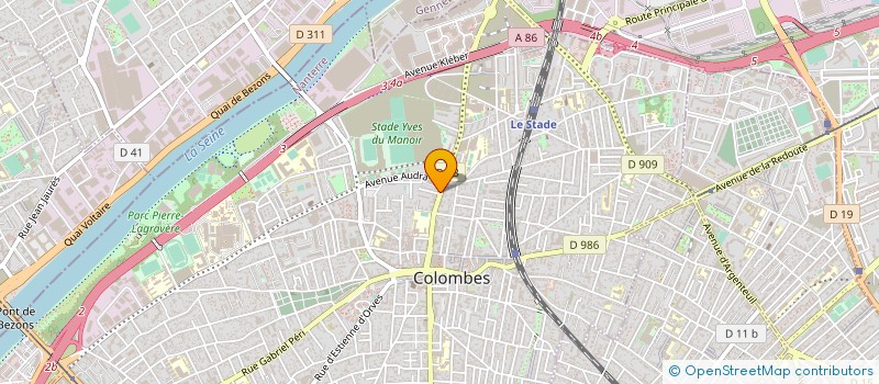 localisation de l'entreprise CSR COLOMBES à COLOMBES